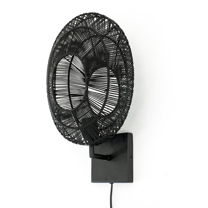 Wandlamp Ovo | Zwart