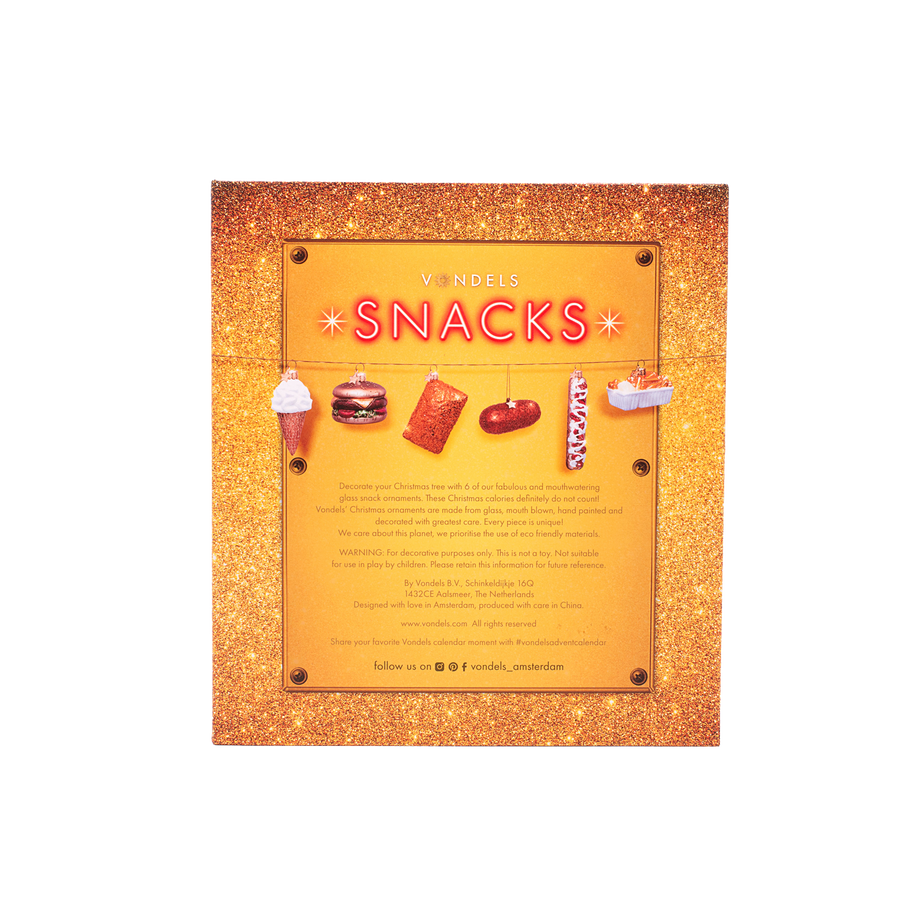 Vondels adventskalender Snackbox, detail