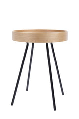 Bijzettafel Eikenhout met Dienblad – Zuiver Oak Tray