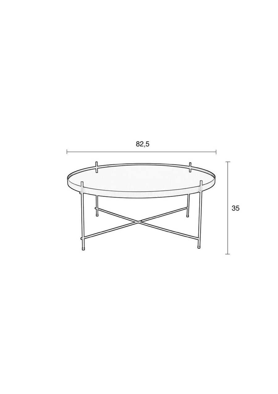 Bijzettafel Zwart – Zuiver Cupid Xxl