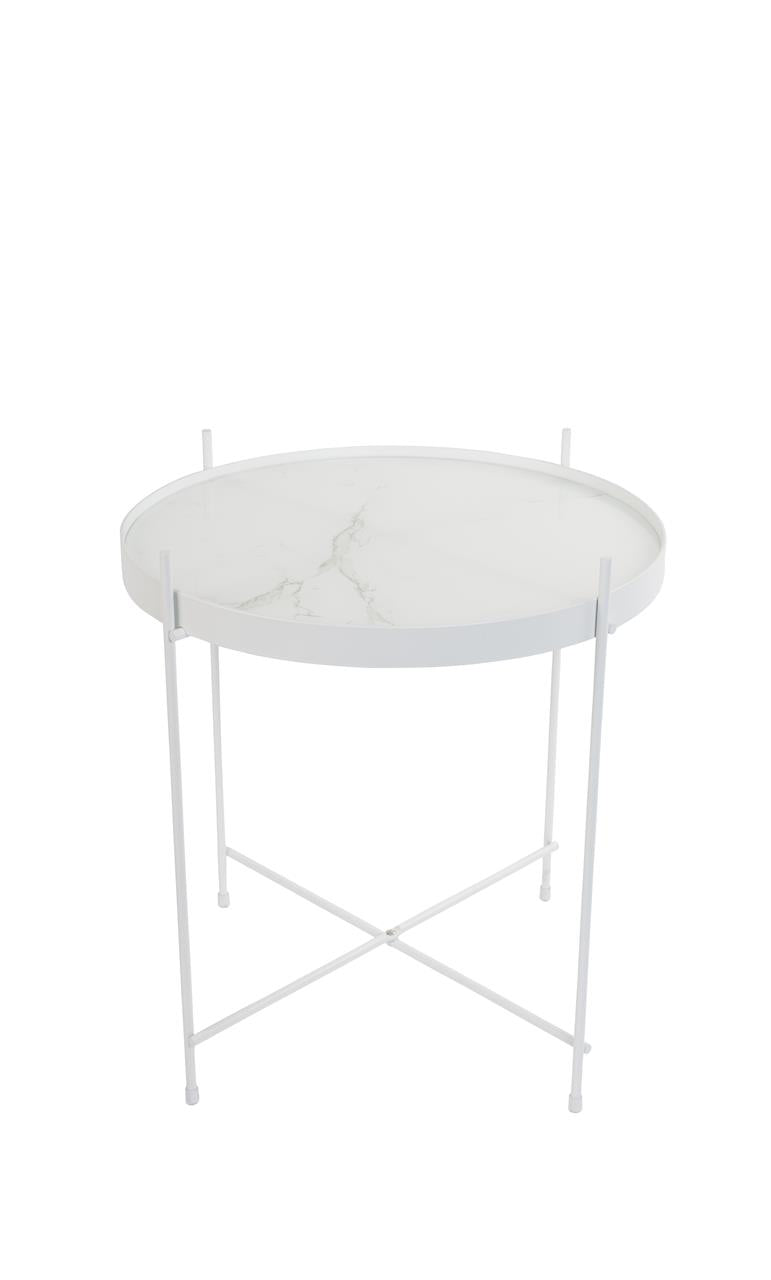 Bijzettafel Wit – Zuiver Cupid Marble