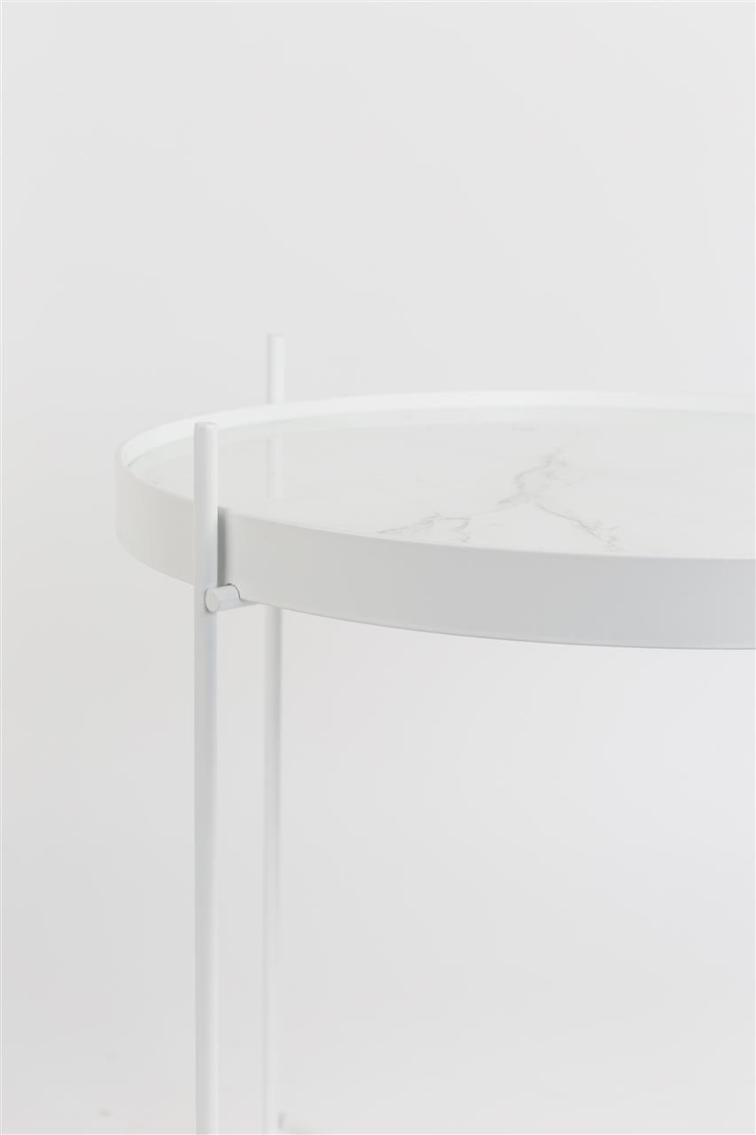Bijzettafel Wit – Zuiver Cupid Marble