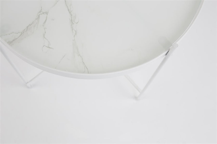 Bijzettafel Wit – Zuiver Cupid Marble