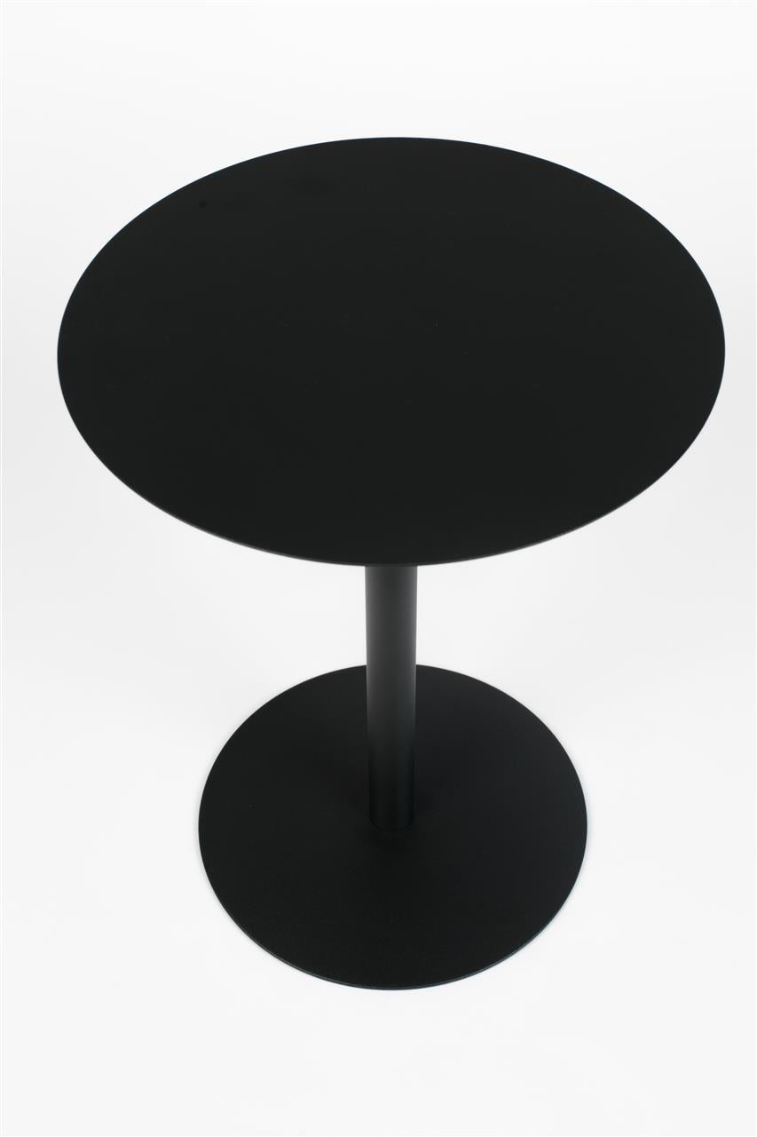 Bijzettafel – Zuiver Snow Black rond S