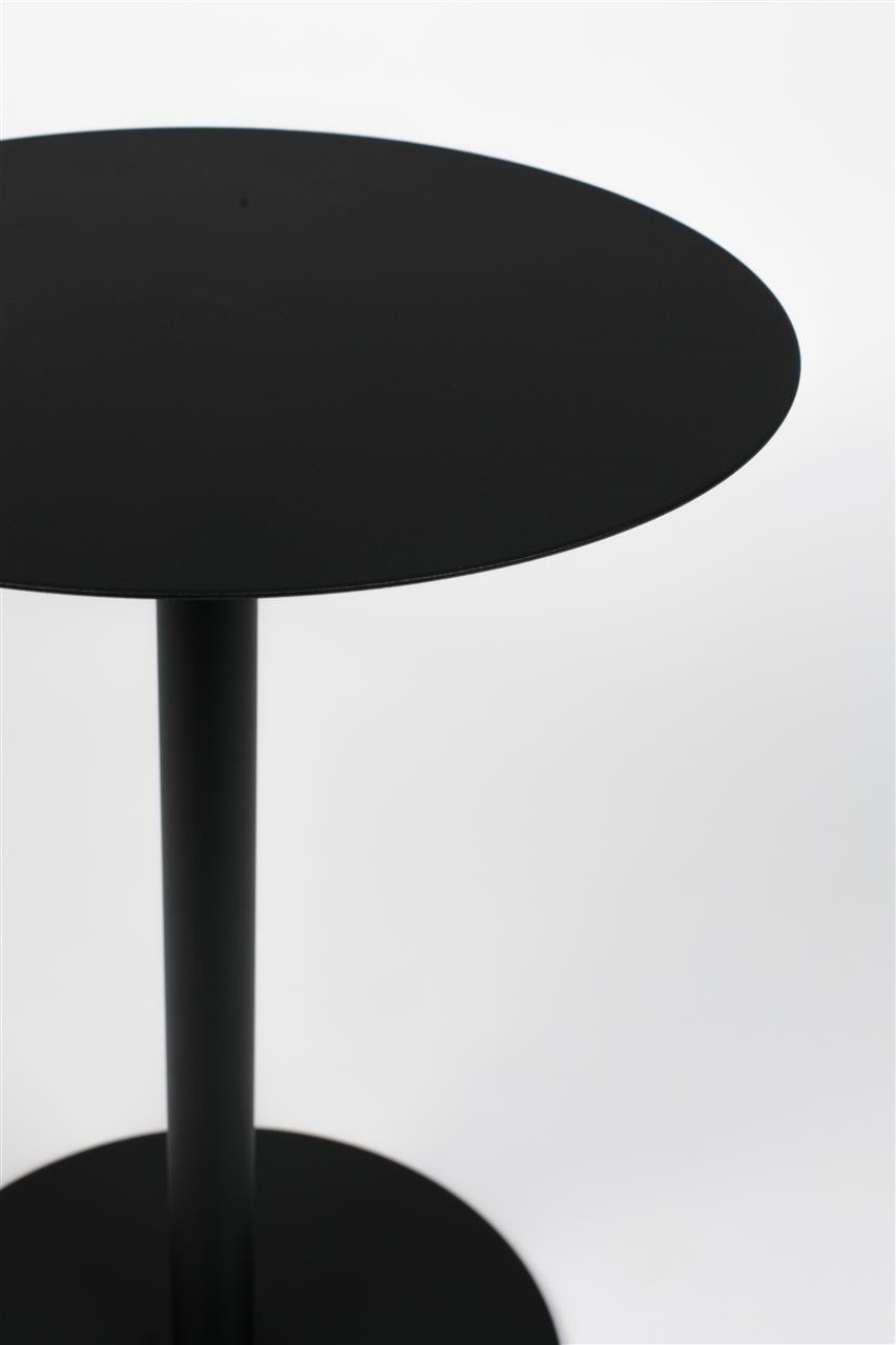 Bijzettafel – Zuiver Snow Black rond S