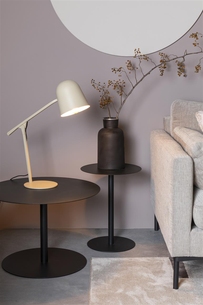 Bijzettafel – Zuiver Snow Black rond S