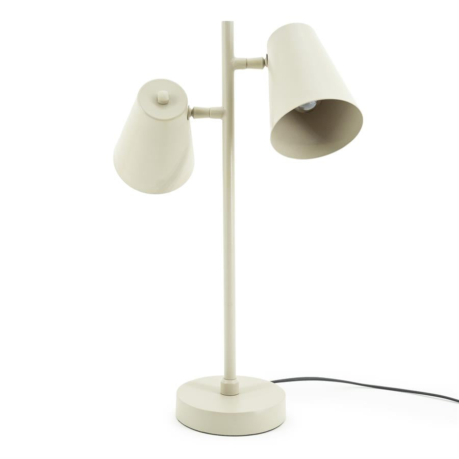 Tafellamp Roxy | Beige Metaal