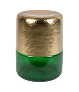Ronde Bijzettafel Glas 35 cm – Dutchbone Cave, 2 kleuren