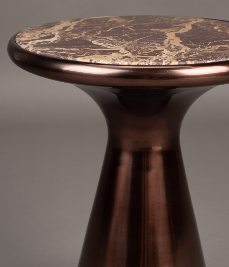 Aluminium blad van de Dutchbone Mount bijzettafel