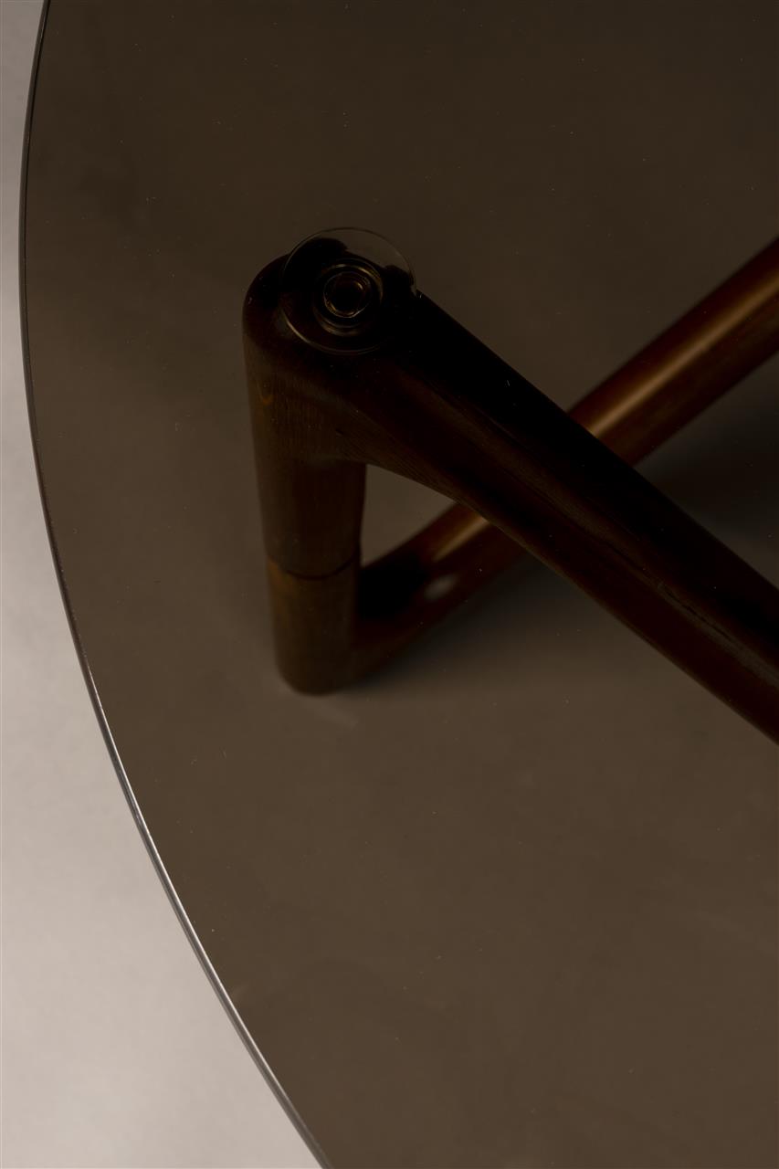 Salontafel Glas Eiken – Dutchbone Naia, 2 kleuren