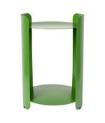 Ronde metalen bijzettafel groen 31 cm – Dutchbone Navagio
