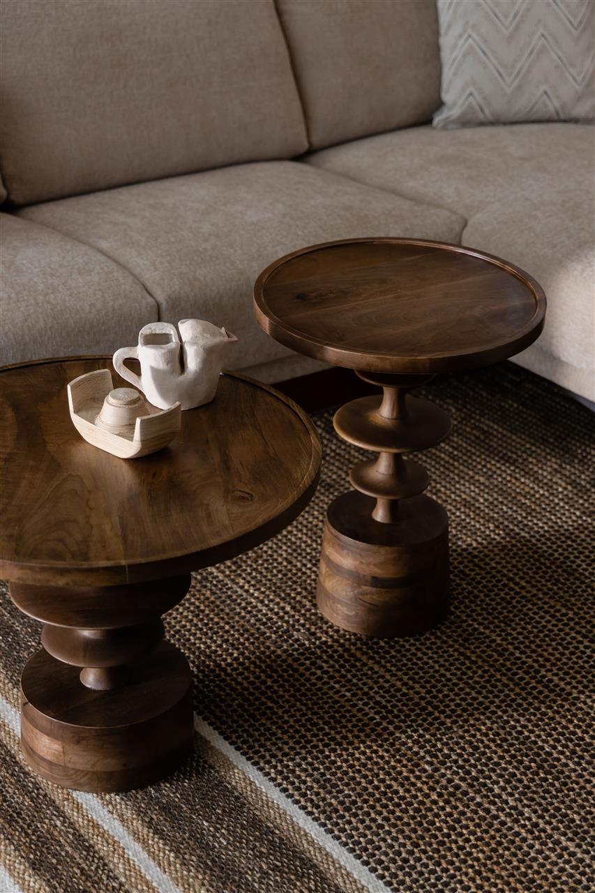 Salontafel Mangohout Walnoot – Dutchbone Cath