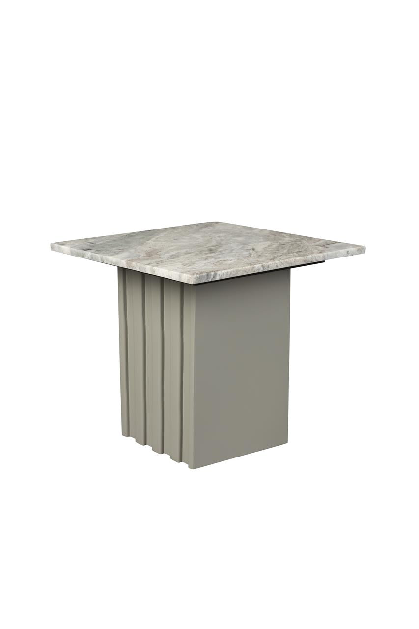 Bijzettafel Marmer Metaal – Dutchbone Clayton
