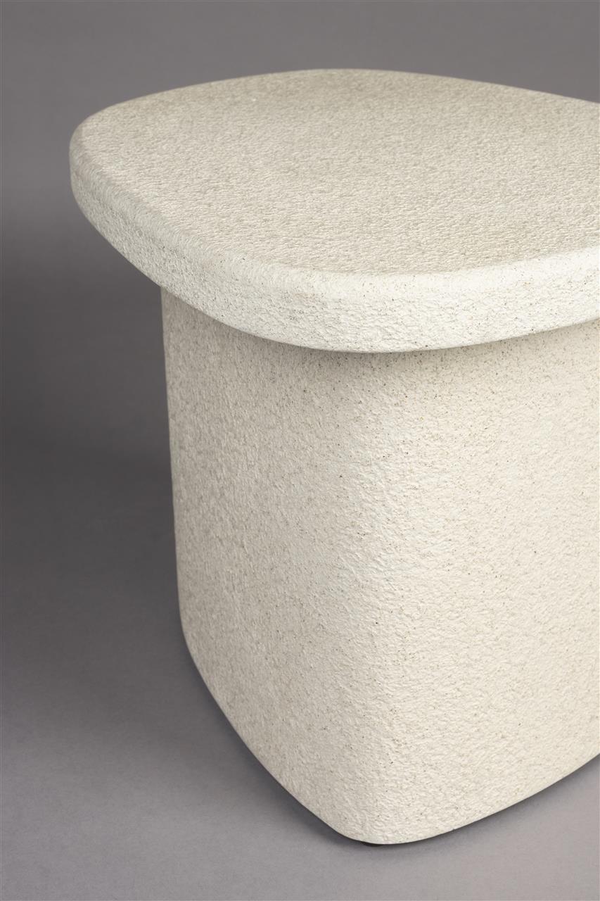 Bijzettafel Gerecycled Marmer Hoog – Dutchbone Veda High