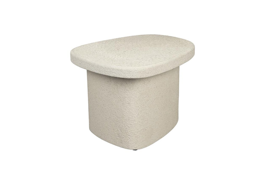 Bijzettafel Gerecycled Marmer Laag – Dutchbone Veda Low