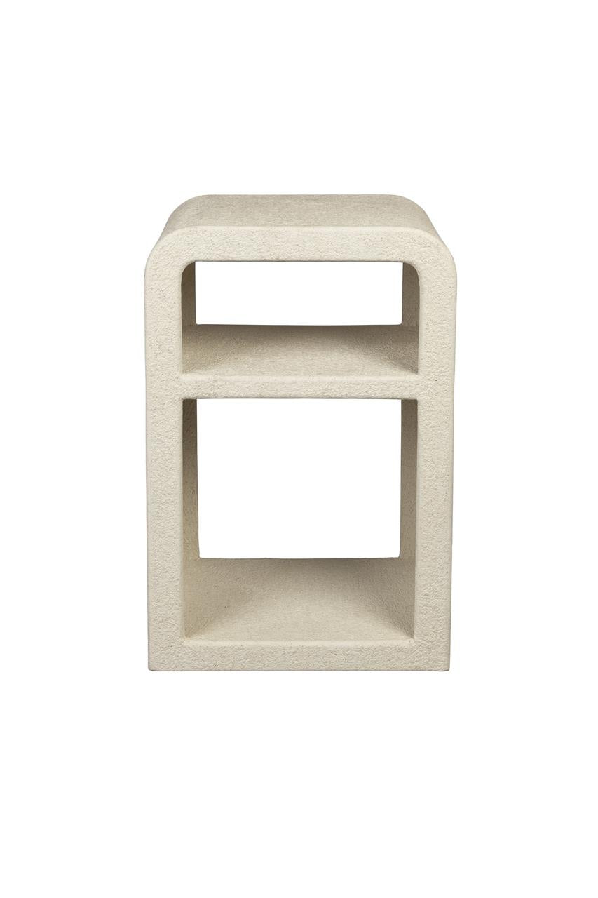 Bijzettafel Gerecycled Marmer Smal – Dutchbone Bed Veda