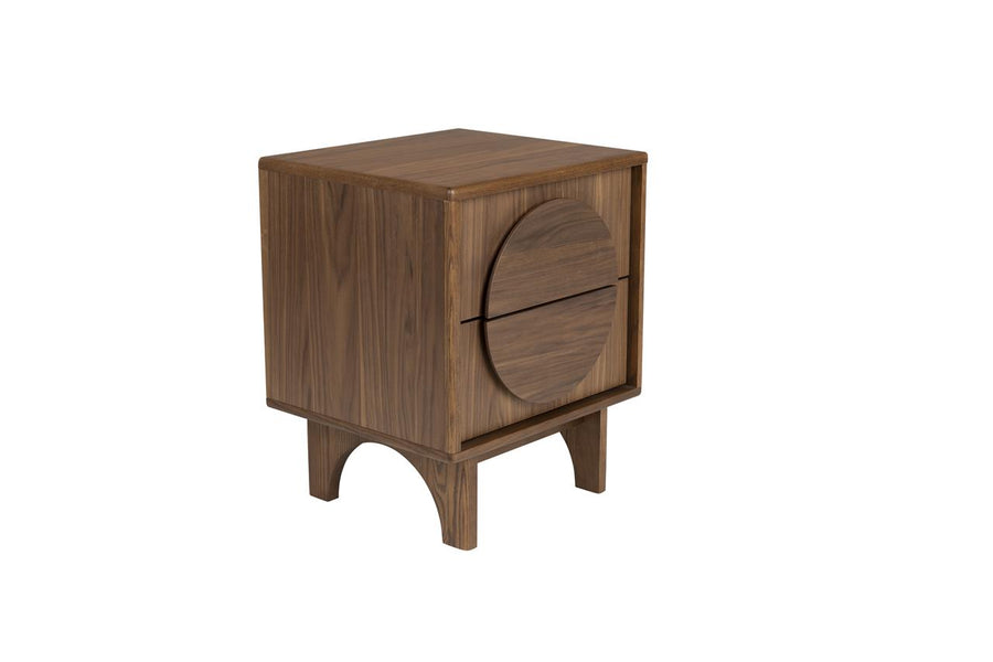Bijzettafel – Zuiver Side Table/Bedstand Groove, 2 kleuren