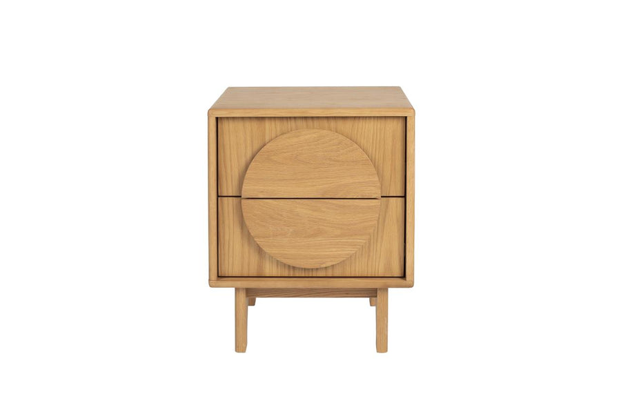 Bijzettafel – Zuiver Side Table/Bedstand Groove, 2 kleuren