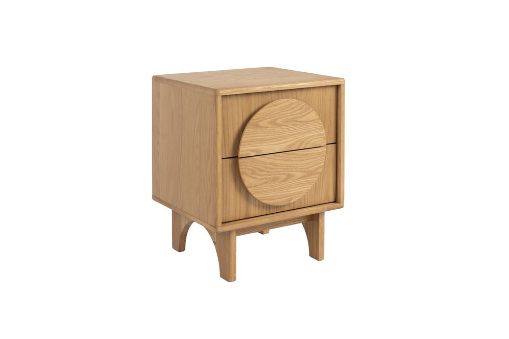 Bijzettafel – Zuiver Side Table/Bedstand Groove, 2 kleuren