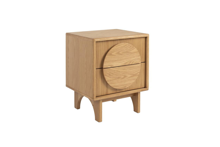 Bijzettafel – Zuiver Side Table/Bedstand Groove, 2 kleuren