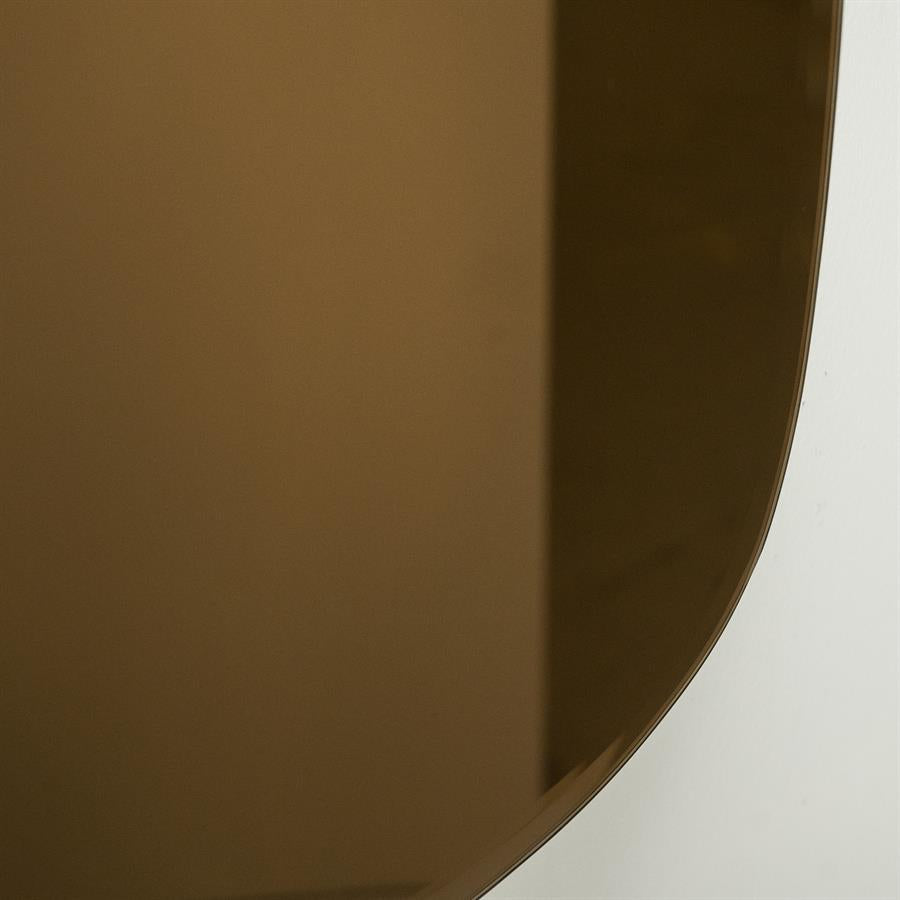 Wand decoratie Isabella | Bruin Glas