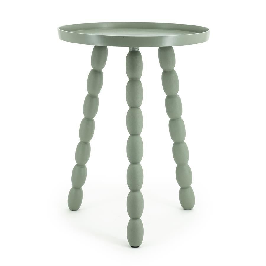 Bijzettafel Bean | Groen Metaal