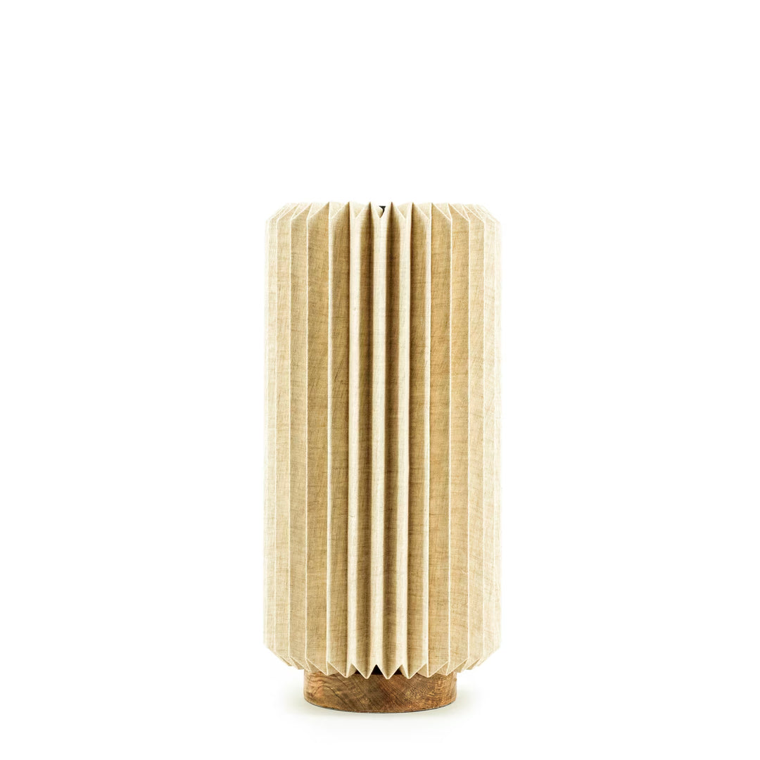By-Boo Vloerlamp Zuki Papier Linnen Naturel