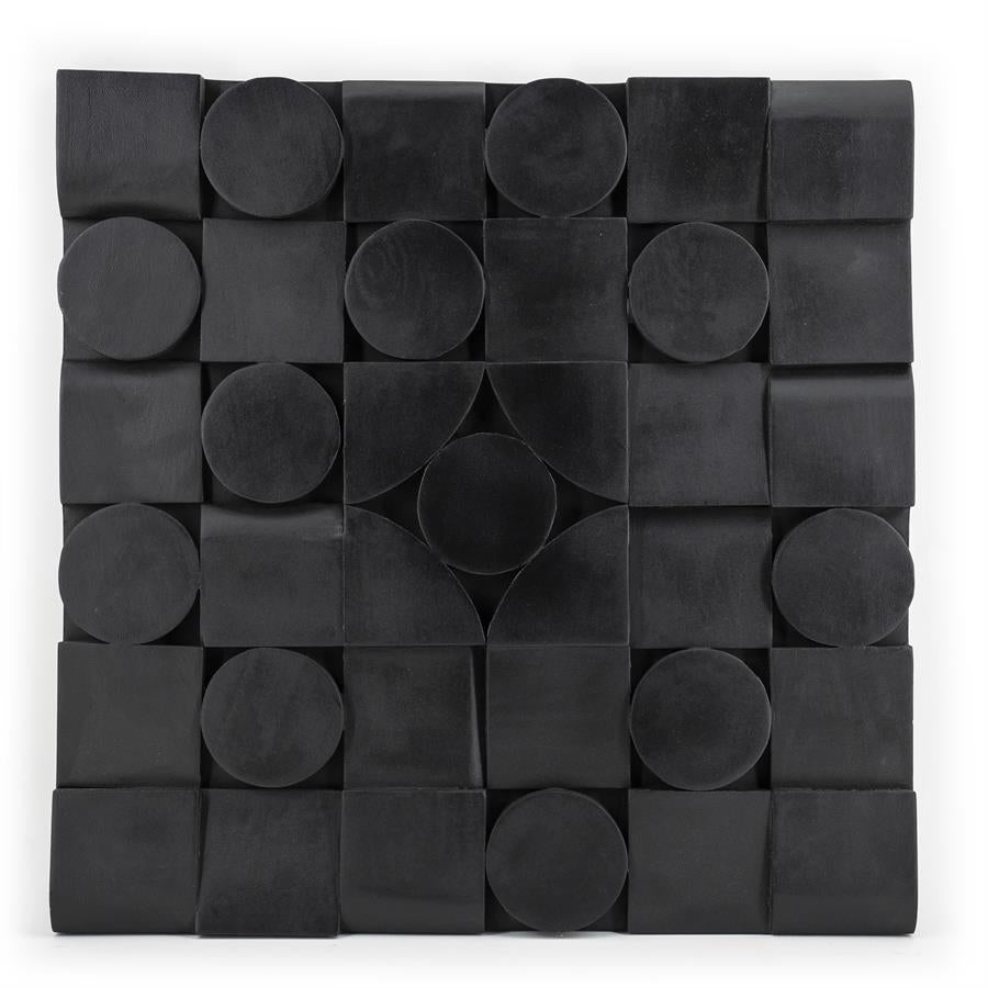 Wand decoratie Hades | Zwart Hout