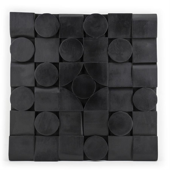 Wand decoratie Hades | Zwart Hout