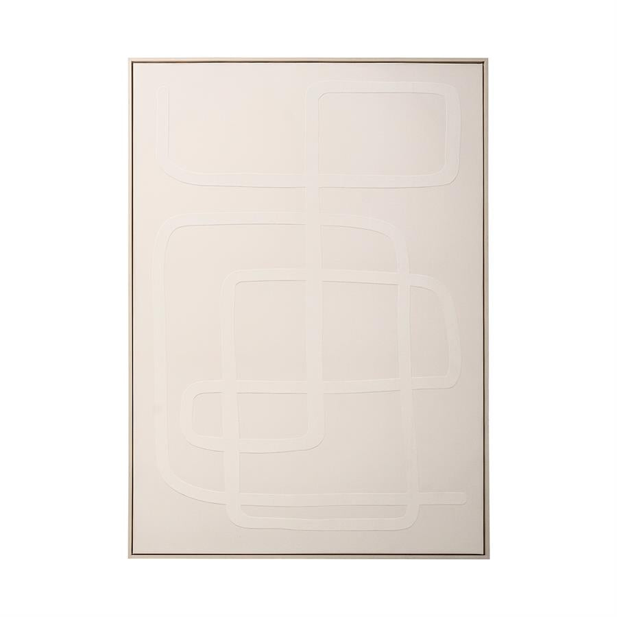 Wand decoratie Diana | Taupe Stof