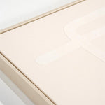 Wand decoratie Diana | Taupe Stof