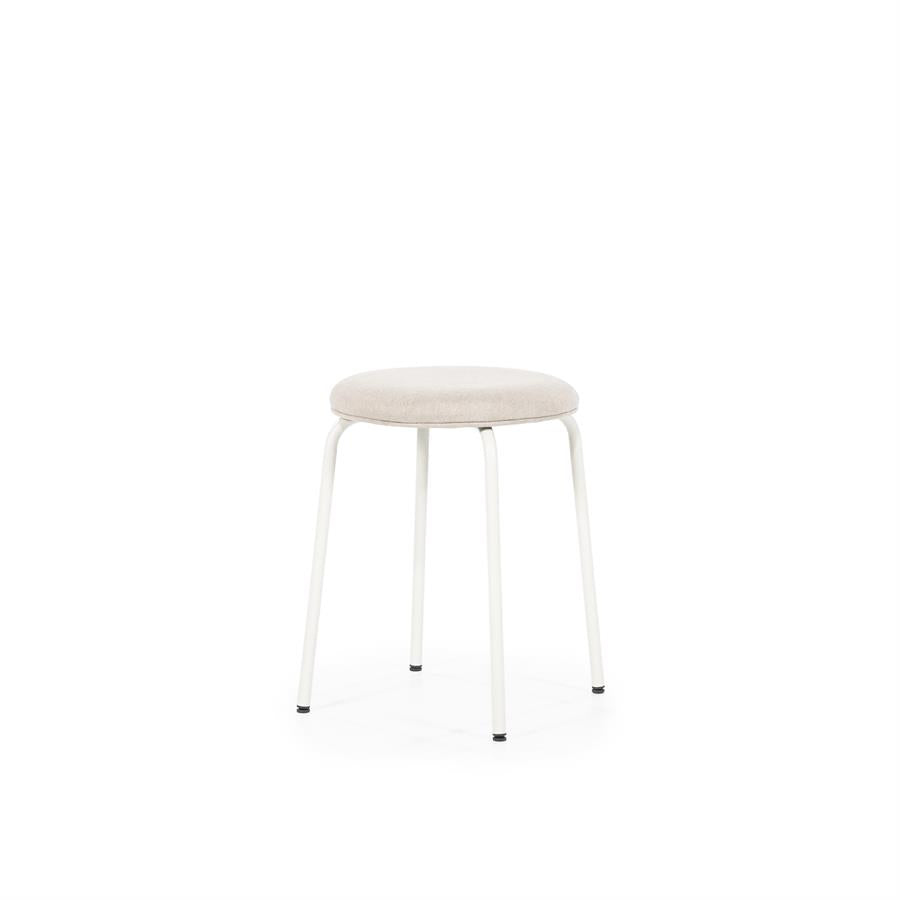 Poef Skola | Beige Stof