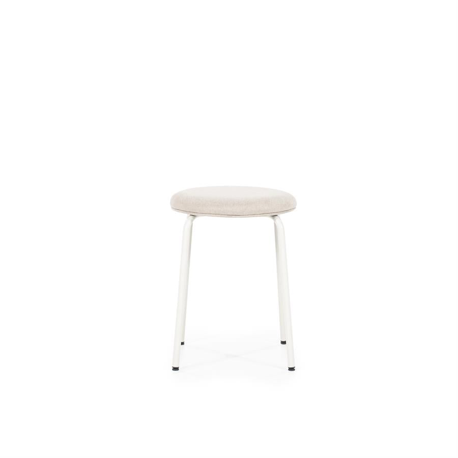 Poef Skola | Beige Stof