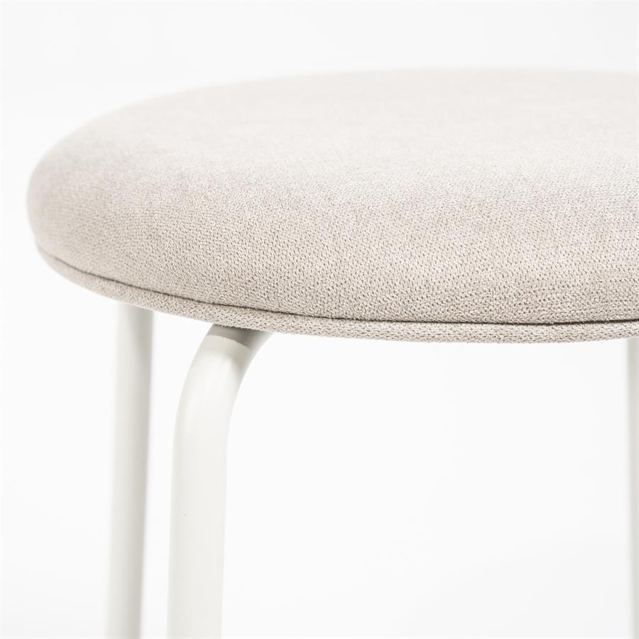 Poef Skola | Beige Stof
