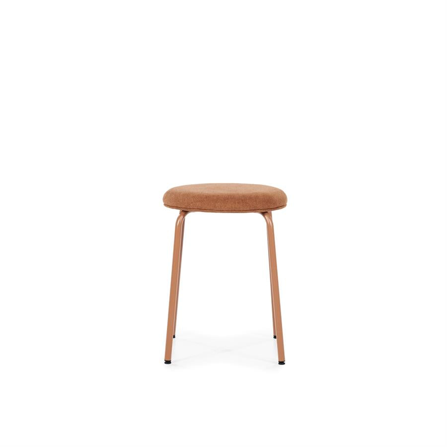 Poef Skola | Terracotta Stof