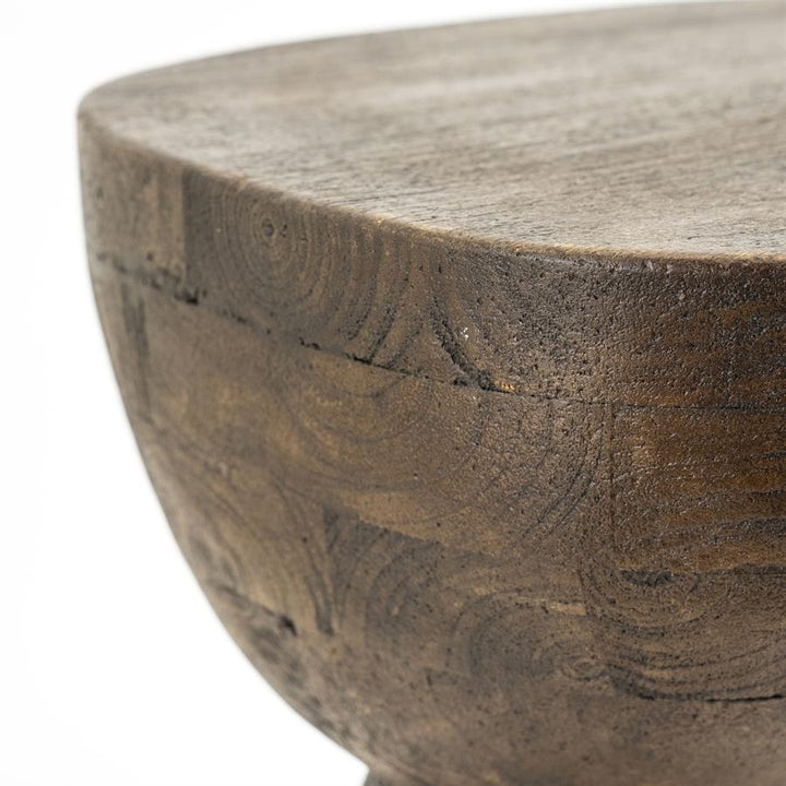 Bijzettafel Cobble | Bruin Mangohout