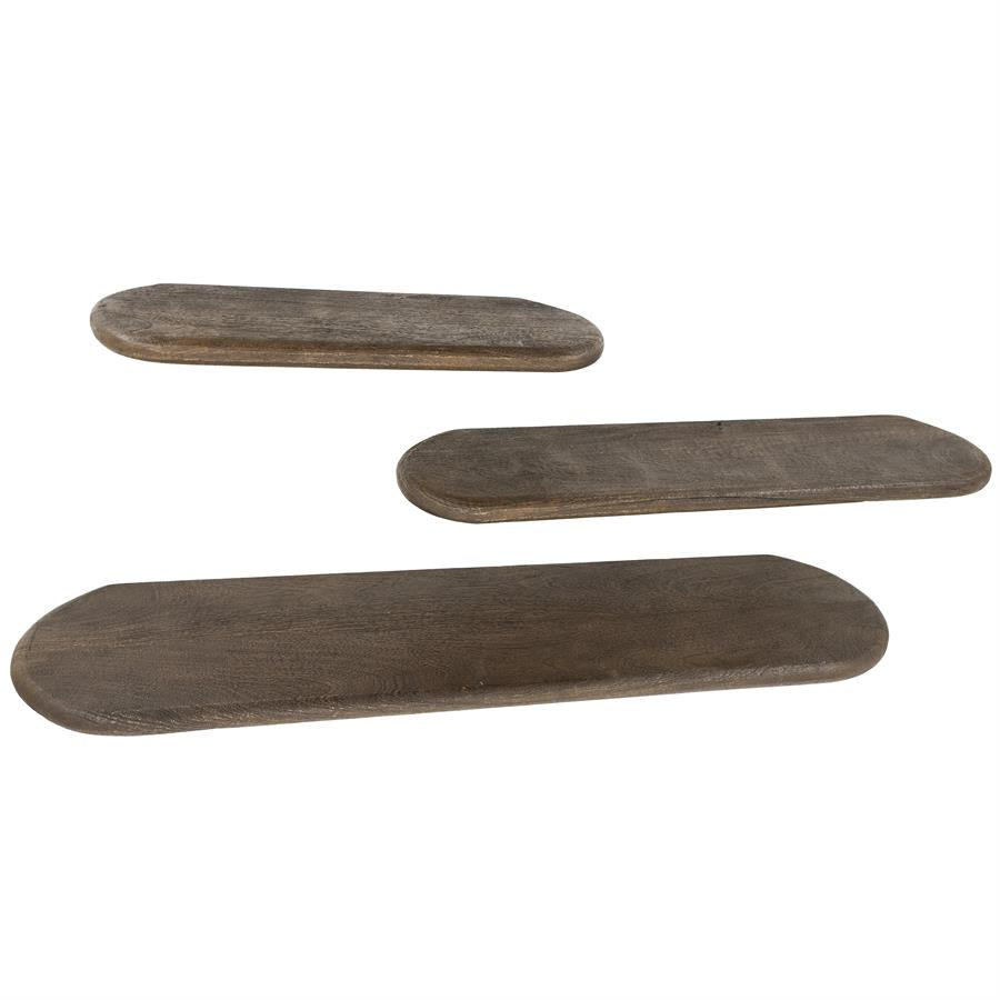 Wand decoratie Kiera | Bruin Hout