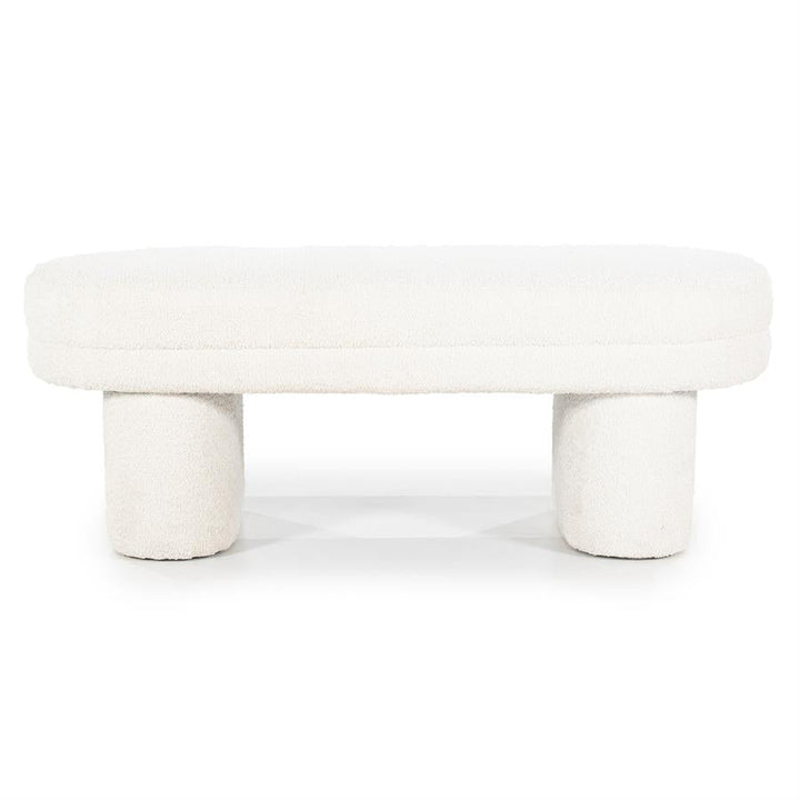 Poef Rama | Beige Polyester