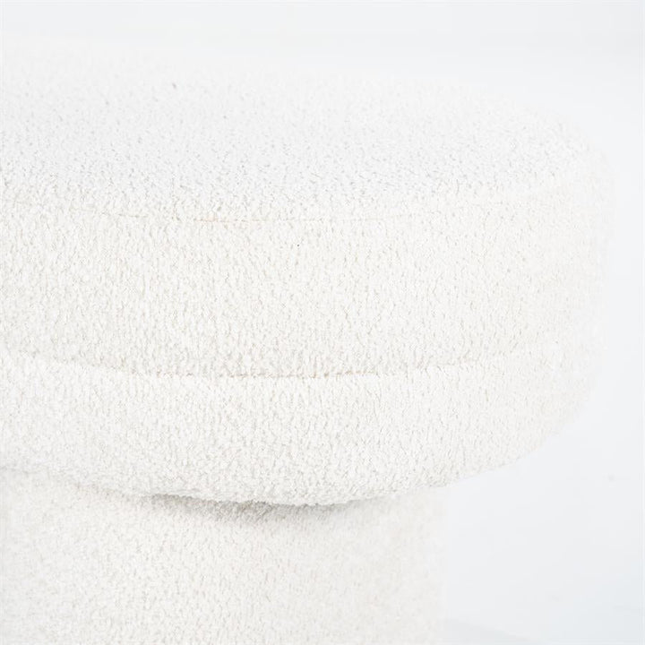 Poef Rama | Beige Polyester