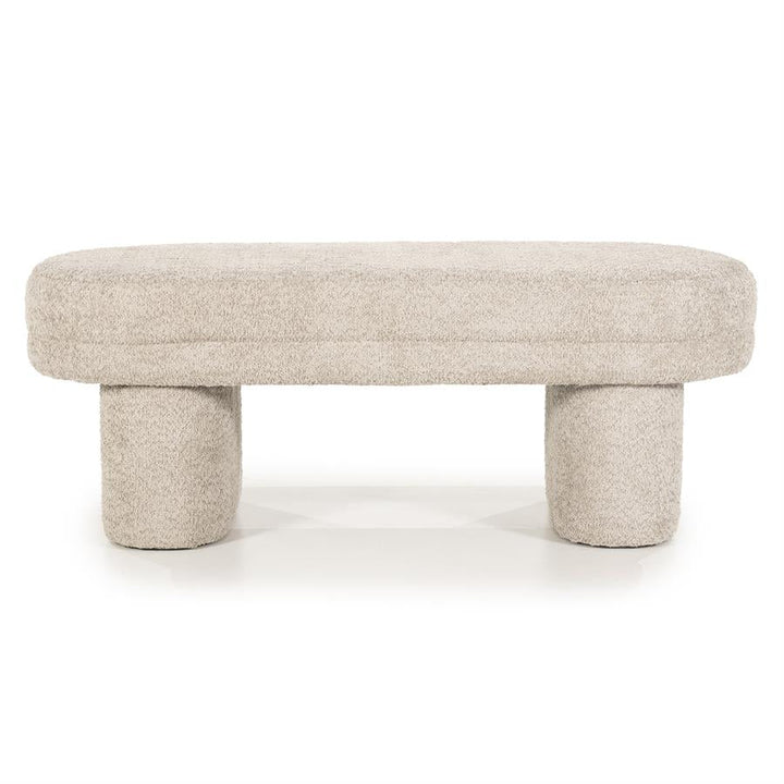 Poef Rama | Taupe Polyester