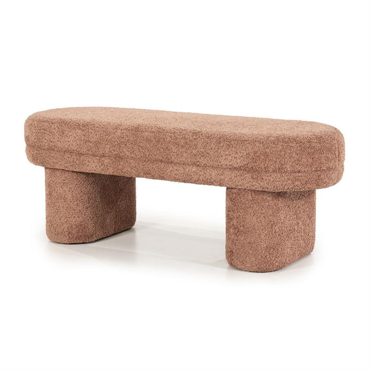 Poef Rama | Terracotta Polyester