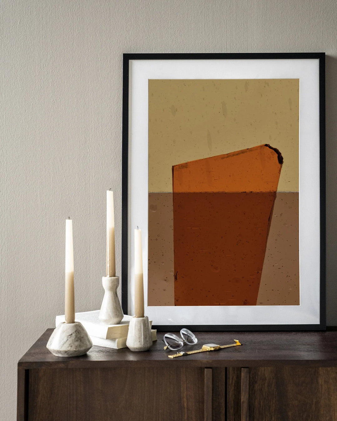 Geen soort van oranje - Moderne Wanddecoratie | Artprint, Glass Art & Wandkleed