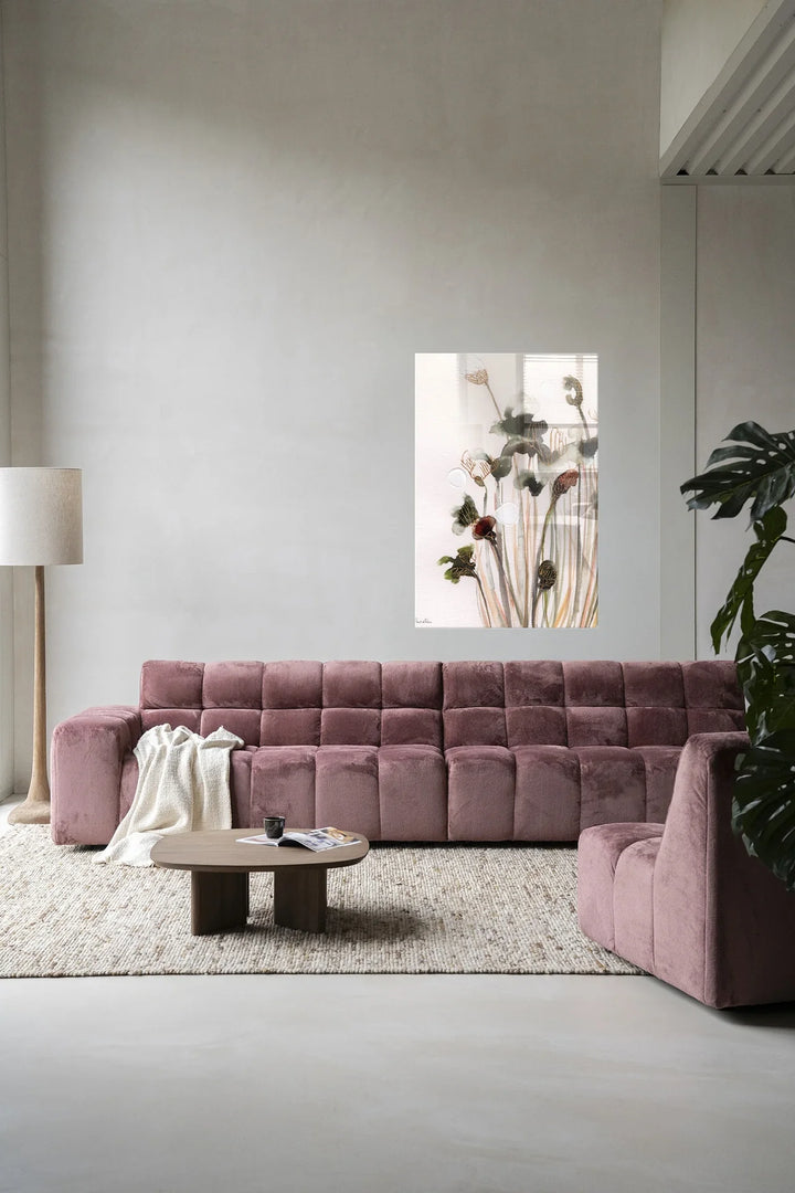 Pastel Flowers 2 - Moderne Wanddecoratie | Artprint, Glass Art & Wandkleed