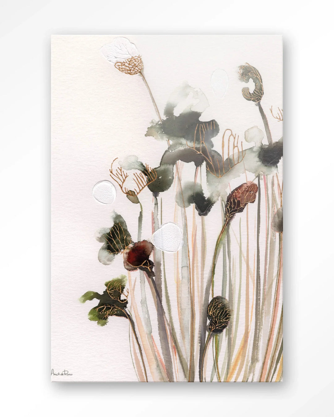 Pastel Flowers 2 - Moderne Wanddecoratie | Artprint, Glass Art & Wandkleed