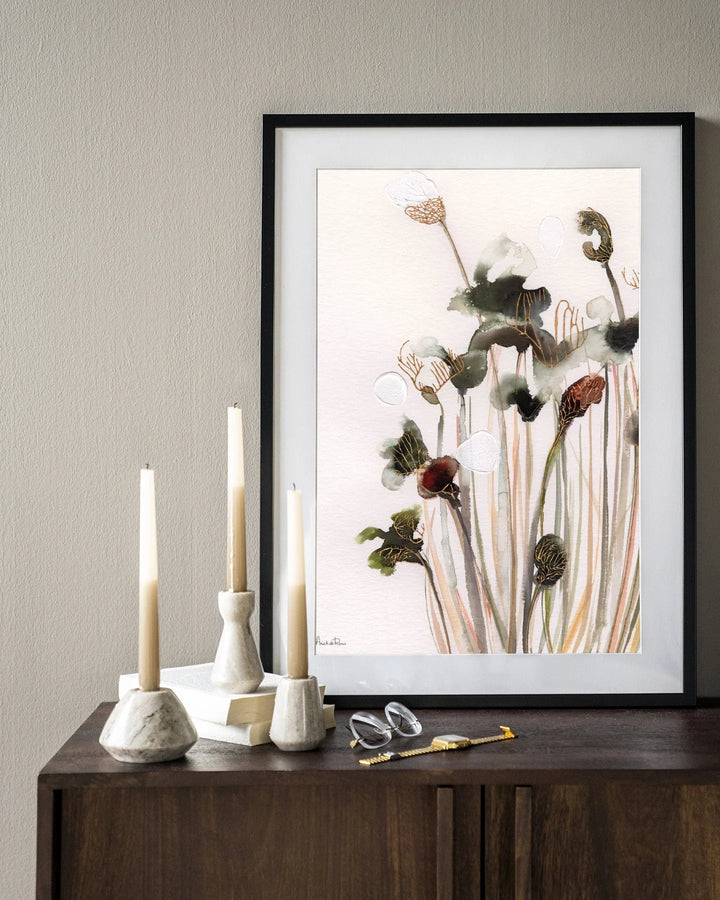 Pastel Flowers 2 - Moderne Wanddecoratie | Artprint, Glass Art & Wandkleed