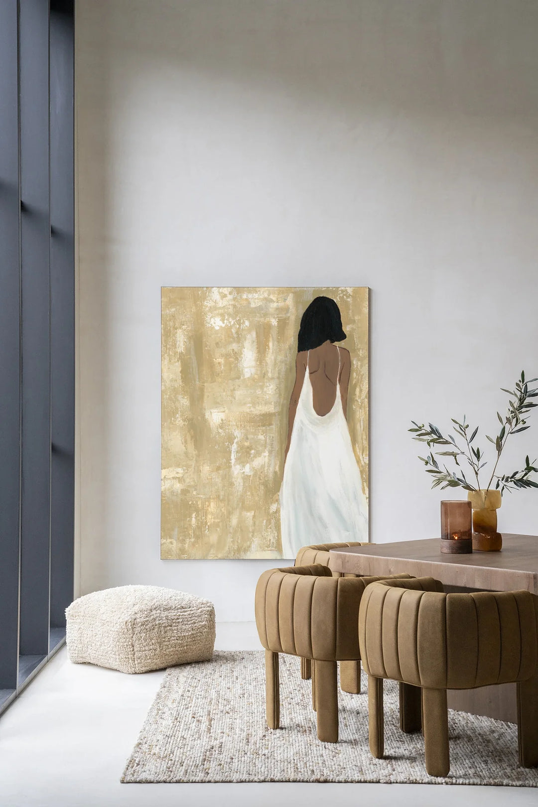 She opened her heart - Moderne Wanddecoratie | Artprint, Glass Art & Wandkleed