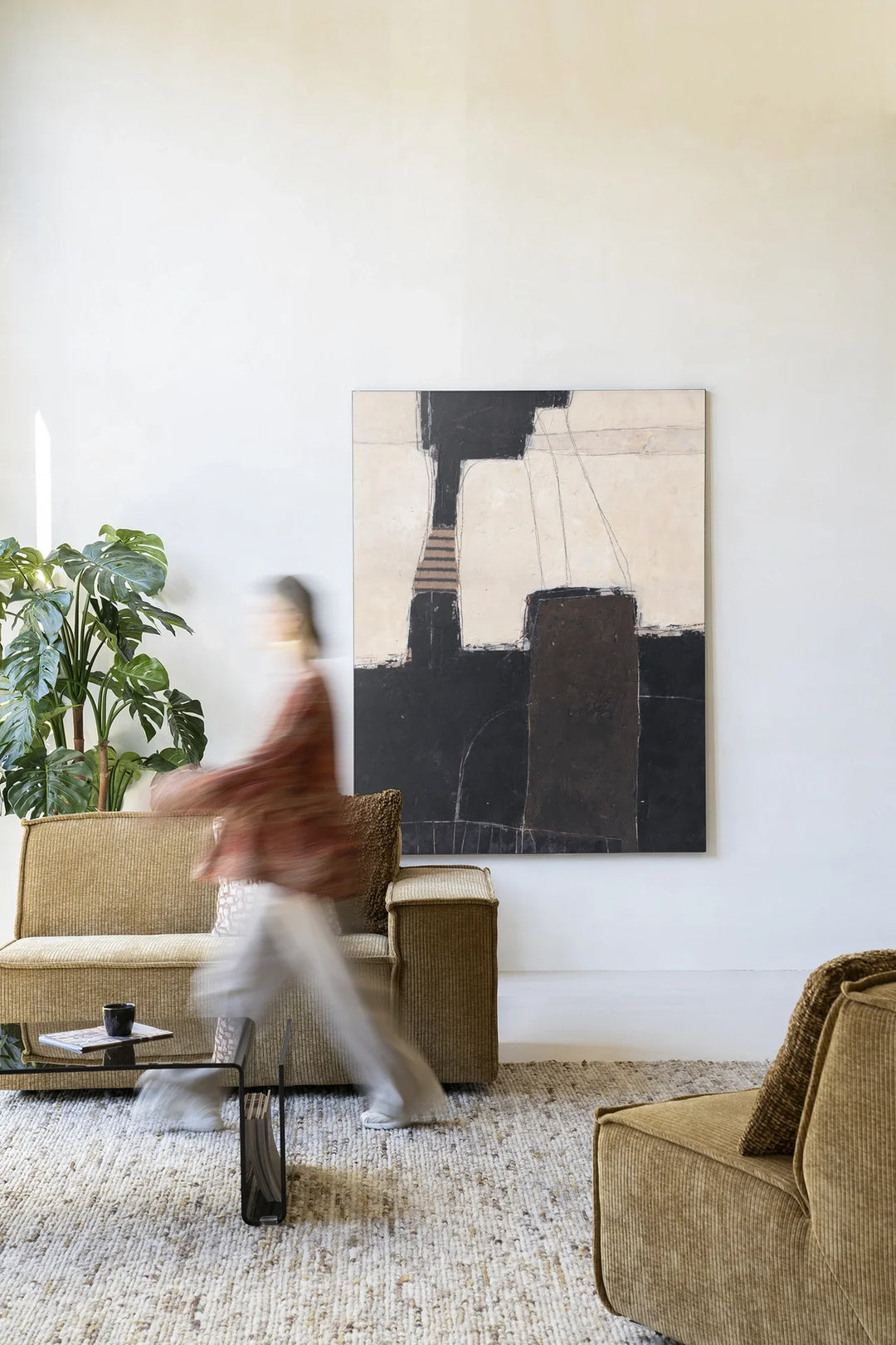 Abstract 2 - Moderne Wanddecoratie | Artprint, Glass Art & Wandkleed