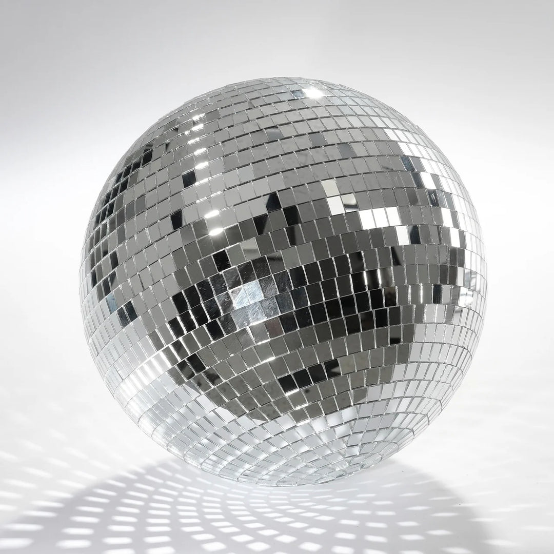 Mica Decorations Kerst Discobal - Ø30 cm - Zilver