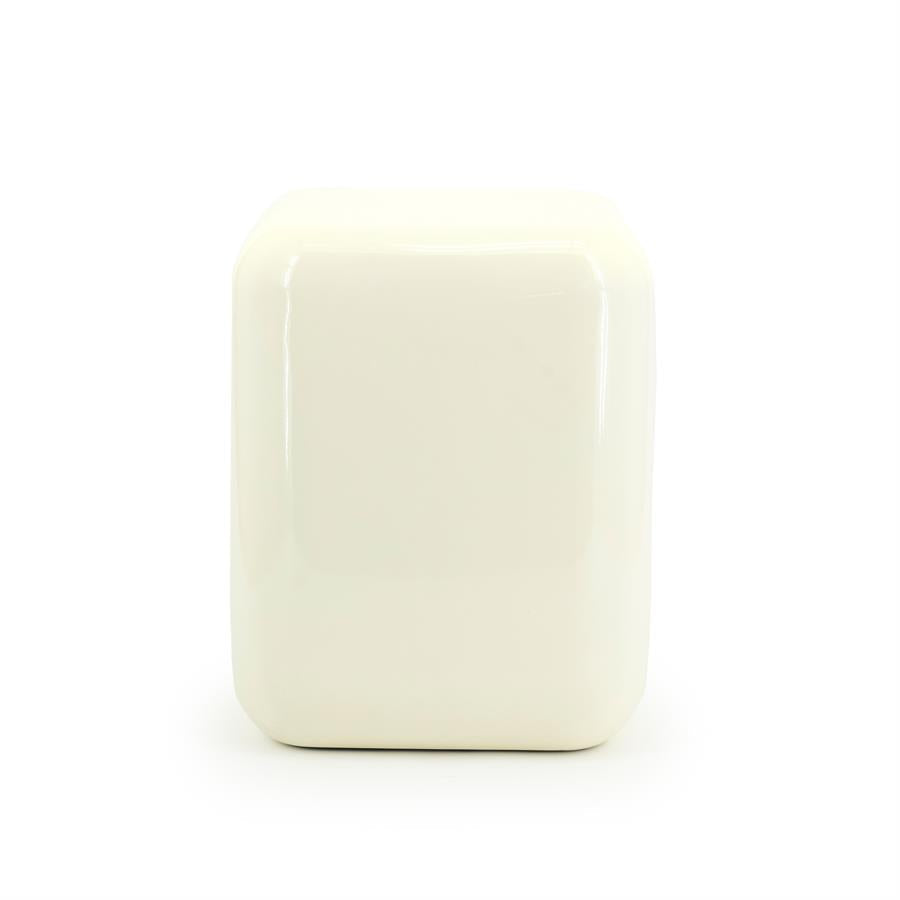 Poef Dixon | Beige Metaal