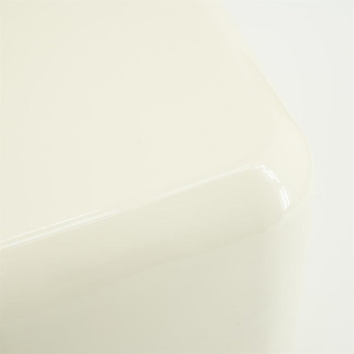 Poef Dixon | Beige Metaal